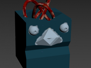 crazy duck Model 3D