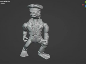 ACE DUCK TMNT 3D Print Model