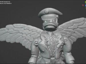 ACE DUCK TMNT 3D Print Model