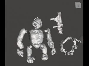 SERGEANT BANANAS TMNT 3D Print Model