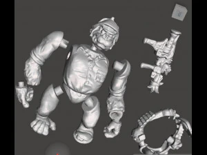 SERGEANT BANANAS TMNT 3D Print Model