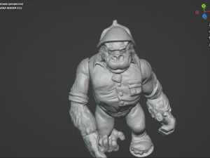 SERGEANT BANANAS TMNT 3D Print Model