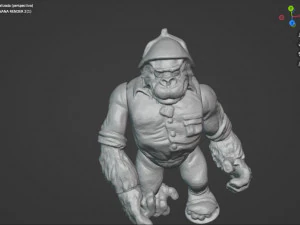 SERGEANT BANANAS TMNT 3D Print Model