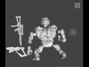 TMNT GENERAL TRAGG Model Cetak 3D