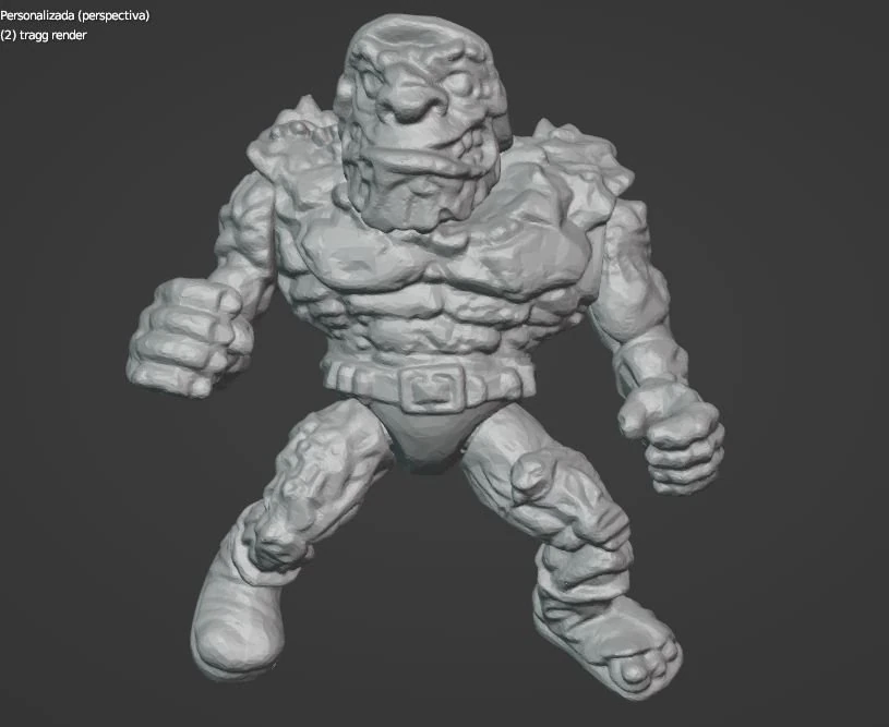 TMNT GENERAL TRAGG 3D Print Model .c4d .max .obj .3ds .fbx .stl .blend