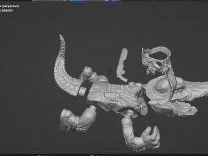 LEATHERHEAD TMNT VINTAGE 3D Print Model