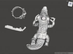 LEATHERHEAD TMNT VINTAGE 3D Print Model