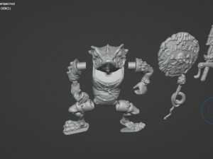 TMNT NAPOLEON BONAFROG VINTAGE Model Cetak 3D