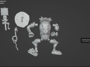 TMNT NAPOLEON BONAFROG VINTAGE Model Cetak 3D