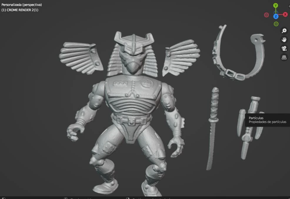 CRHOME DOME TMNT VINTAGE 3D Print Model .c4d .max .obj .3ds .fbx .stl .blend 