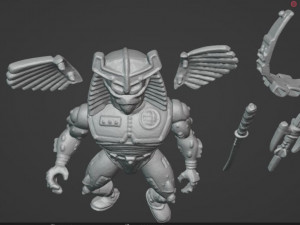 CRHOME DOME TMNT VINTAGE Modèles 3D en vedette