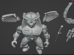 CRHOME DOME TMNT VINTAGE 3D Print Model