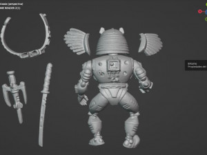 CRHOME DOME TMNT VINTAGE Modèles 3D en vedette