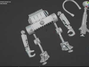 TMNT ANDROID KRANG SILLA 3D Print Model