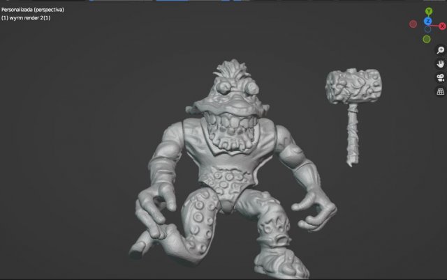 WYRM TMNT VINTAGE 3D printmodel .c4d .max .obj .3ds .fbx .stl .blend