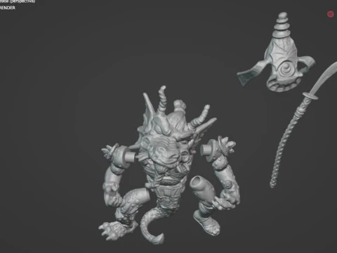 TMNT HOTHEAD VINTAGE 3D Print Model