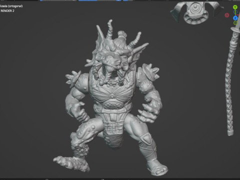 TMNT HOTHEAD VINTAGE 3D Print Model