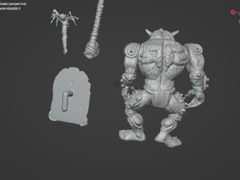 RAZHAR TMNT VINTAGE 3D 打印模型