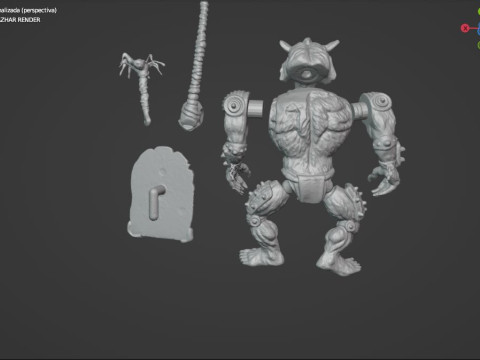 RAZHAR TMNT VINTAGE 3D 打印模型