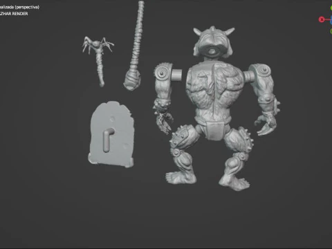 RAZHAR TMNT VINTAGE 3D Print Model