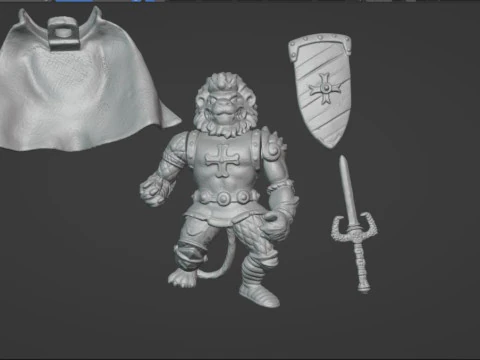 TMNT LIONKING HEART VINTAGE 3D Print Model