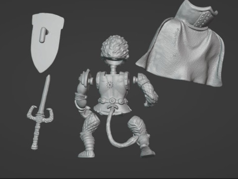 TMNT LIONKING HEART VINTAGE 3D 프린트 모델