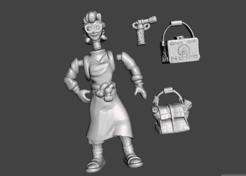 TMNT IRMA VINTAGE Modèle 3D .c4d .max .obj .3ds .fbx .stl .blend 