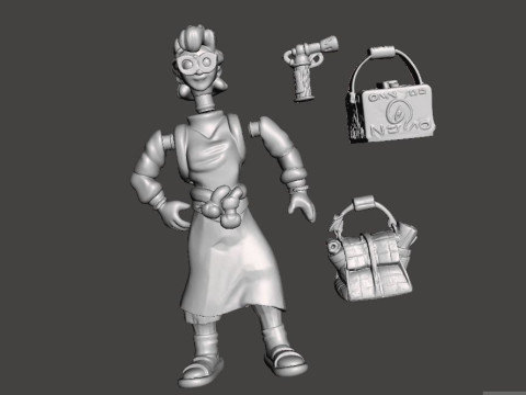 TMNT IRMA VINTAGE 3D-Modell