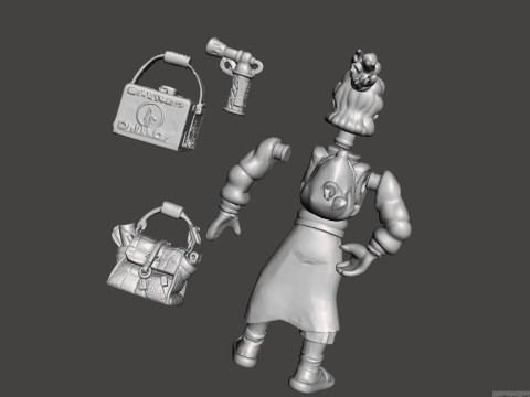 TMNT IRMA VINTAGE Modèle 3D