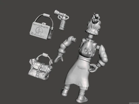 TMNT IRMA VINTAGE 3D Model