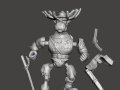 TMNT MONTY MOOSE VINTAGE Model do druku 3D