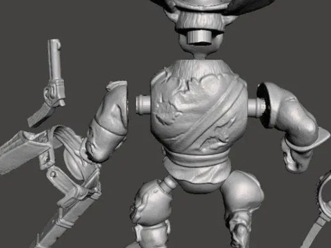 TMNT MONTY MOOSE VINTAGE 3Dプリントモデル