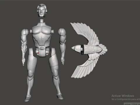 СЕРЕБРЯНЫЙ ЯСОК БЫСТРОЕ СЕРЕБРЯНОЕ 3D Принт Модель