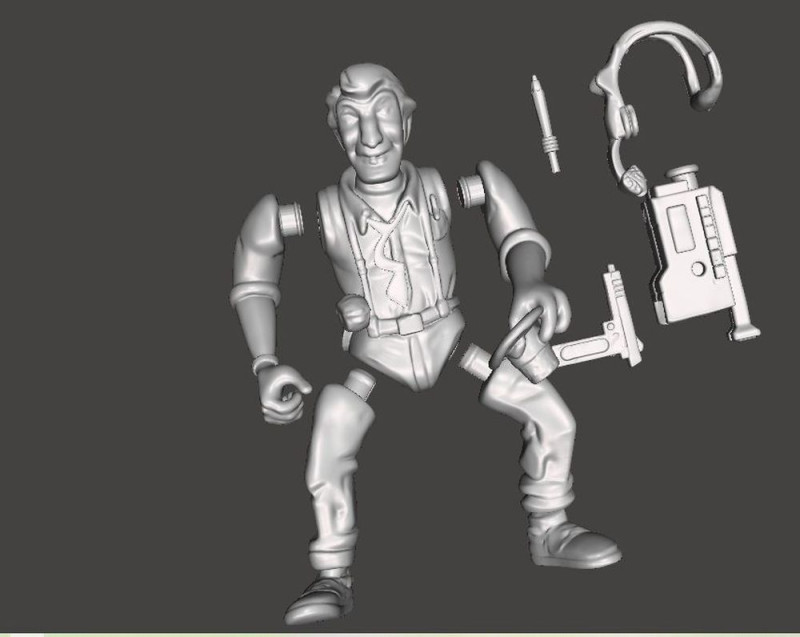 TMNT VERNON VINTAGE 3Dプリントモデル .c4d .max .obj .3ds .fbx .stl .blend 