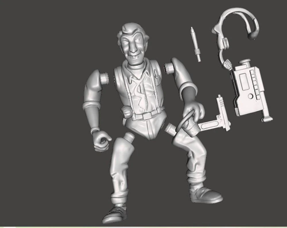 TMNT VERNON VINTAGE 3D Print Model .c4d .max .obj .3ds .fbx .stl .blend 