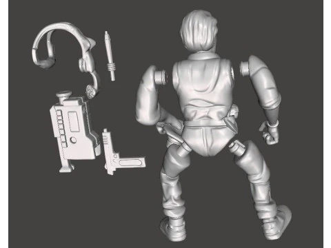 TMNT VERNON VINTAGE 3D Print Model