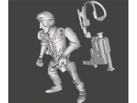 TMNT VERNON VINTAGE 3Dプリントモデル