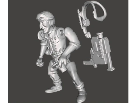 TMNT VERNON VINTAGE 3D Print Model