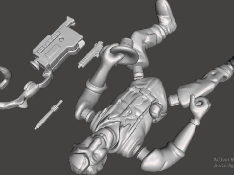 TMNT VERNON VINTAGE 3Dプリントモデル