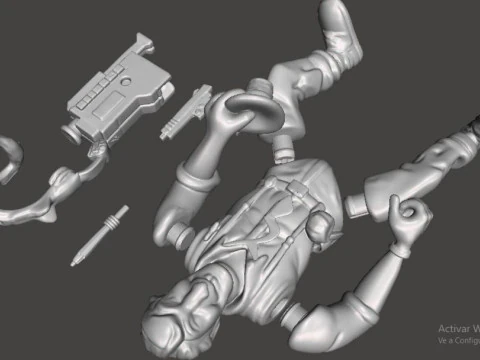 TMNT VERNON VINTAGE 3D Print Model