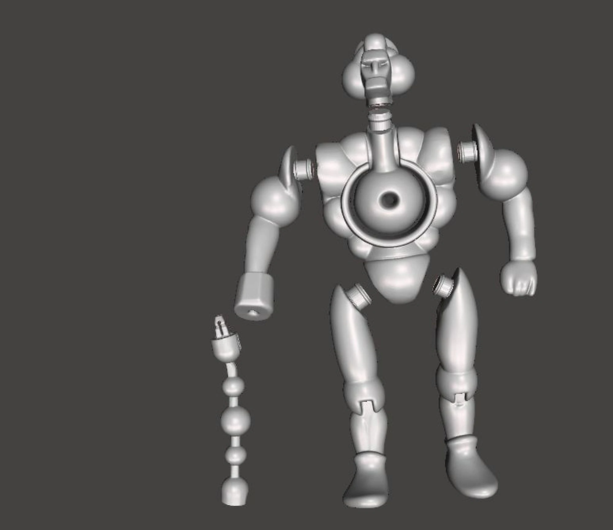MOLECULAR VINTAGE SILVERHAWKS 3D Print Model .c4d .max .obj .3ds .fbx .stl .blend 