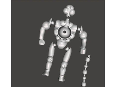 MOLECULAR VINTAGE SILVERHAWKS 3D Print Model