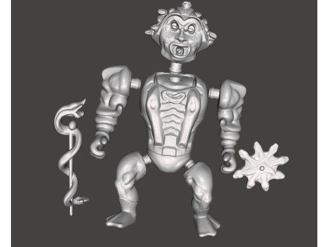 SNAKE FACE MOTU HE-MAN VINTAGE 3D Принт Модель