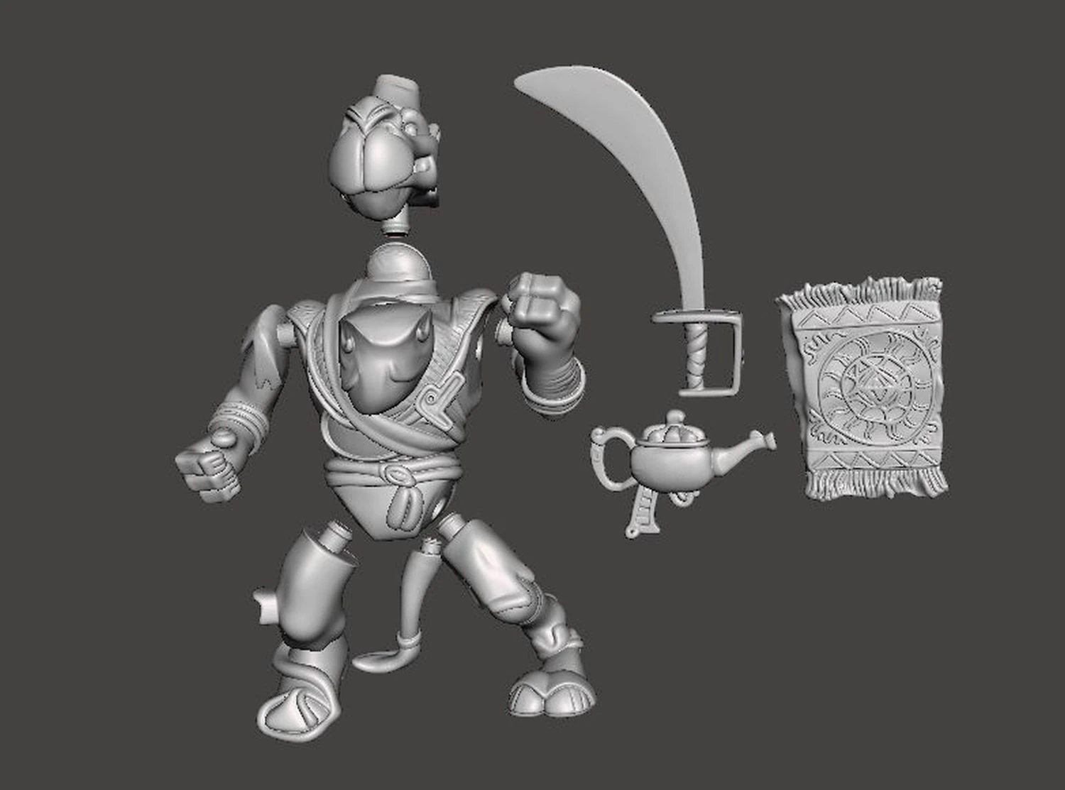 Tmnt sandstorm vintage 3D Print Model .c4d .max .obj .3ds .fbx .stl .blend 