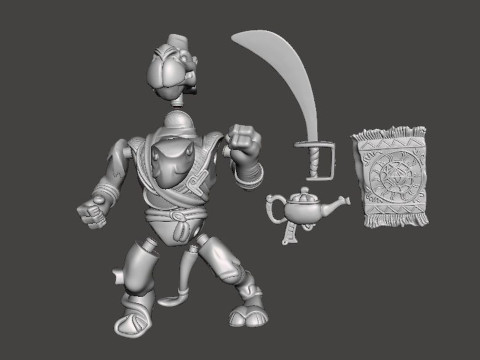 Tmnt sandstorm vintage 3D 打印模型