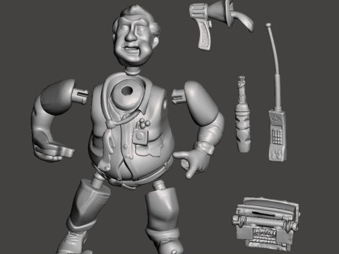 TMNT BURNE 3D 打印模型