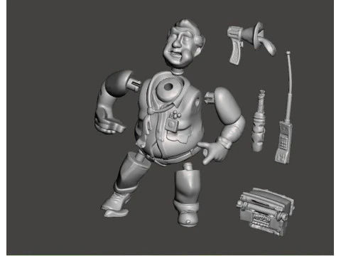 TMNT バーン 3Dプリントモデル