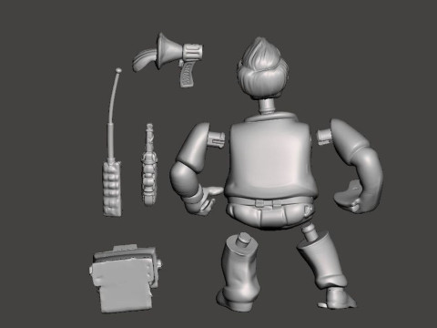 TMNT BURNE Model Cetak 3D