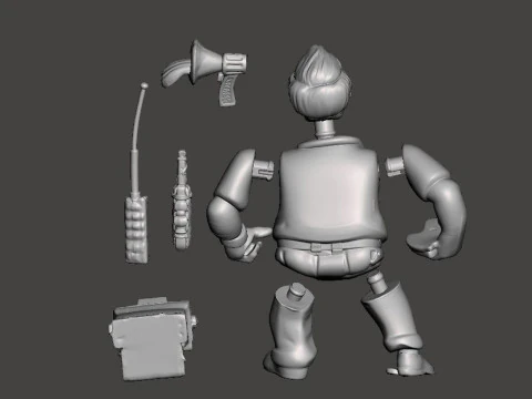 TMNT バーン 3Dプリントモデル