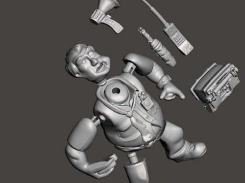 TMNT BURNE Model Cetak 3D